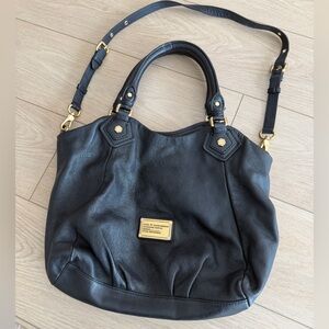 Marc by Marc Jacobs Fran Black Leather Tote Bag